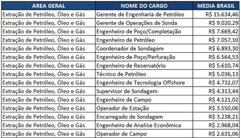 Saiba quais são os 15 cargos maiores salários na área de petróleo