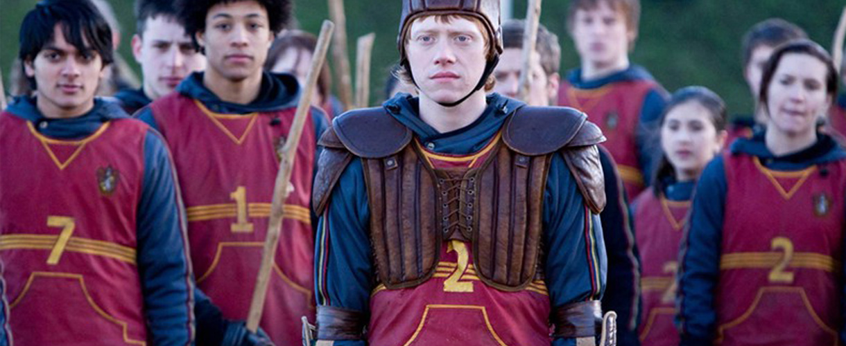Rony Weasley e o quadribol