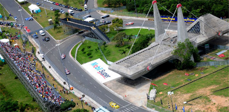 A corrida  realizada no Centro Administrativo da Bahia