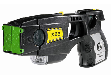 Uma arma taser, que pode matar