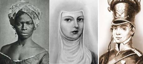 Maria Felipa, Joana Anglica e Maria Quitria