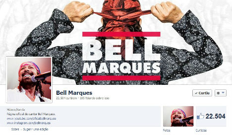 A pgina oficial de Bell Marques
