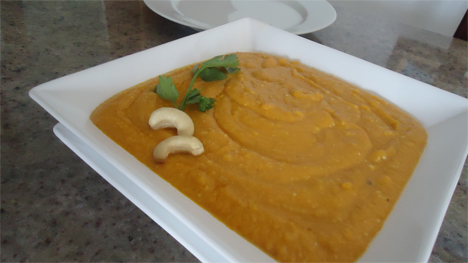 O vatap fica delicioso e quem optar pela abbora no precisa colocar o azeite de dend