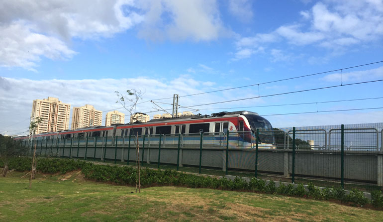 O metr em Salvador: na mira dos ladres de fios