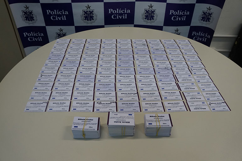 Bilhetes avulsos clonados pela quadrilha