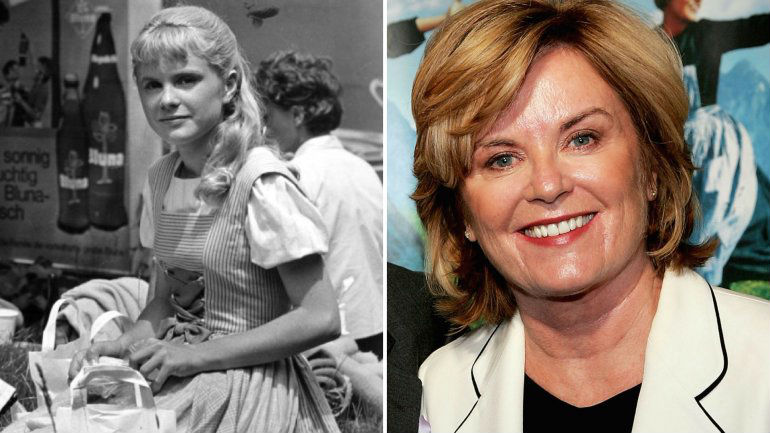 Heather Menzies-Urich, em A Novia Rebelde e em foto recente