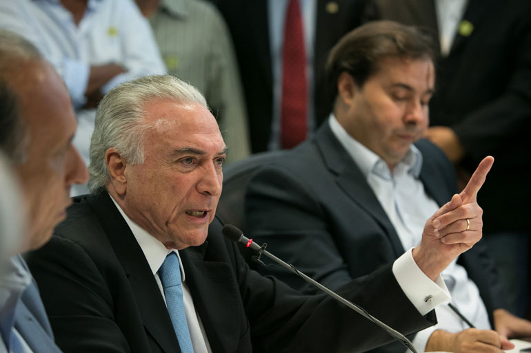 Temer: o novo ministrio vai coordenar a segurana pblica em todo o pas