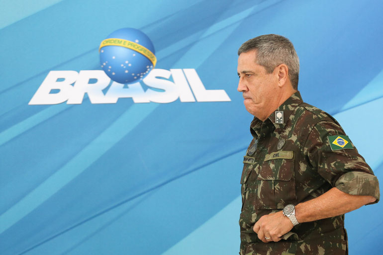 O Comandante Militar do Leste, General Braga Netto