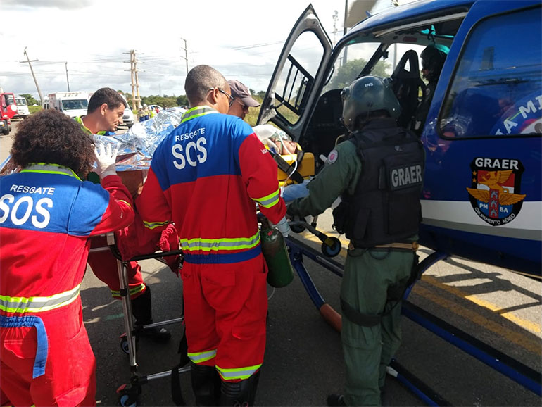 O deslocamento at o hospital do Subrbio girou em torno de 8 minutos