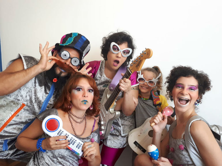 O grupo baiano Playgrude  uma das atraes do projeto "Msica para Brincar", dias 20 e 21