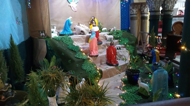 Pres�pio montado na Lapinha