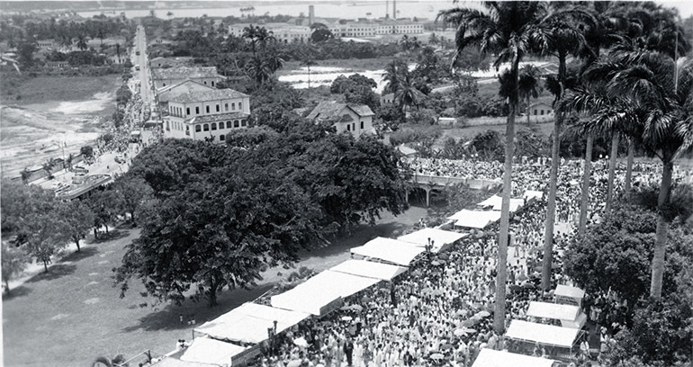 Festa do Bonfim em 1950: a f de quem ia a p