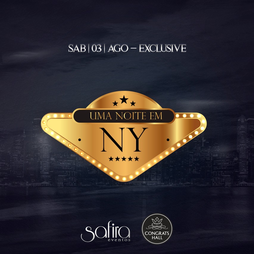 Logomarca  da festa "Uma Noite em NY"
