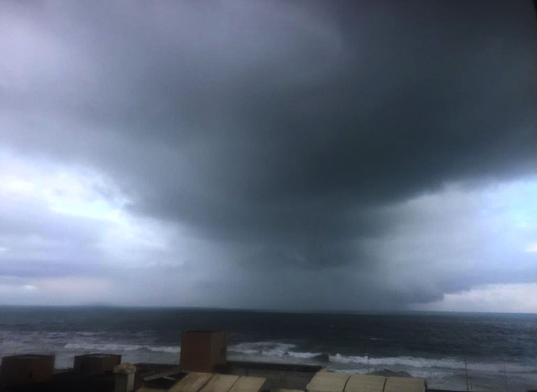 Nuvens escuras em Salvador