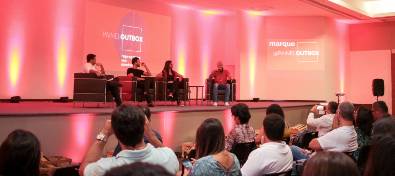 palestrantes no Painel Outbox