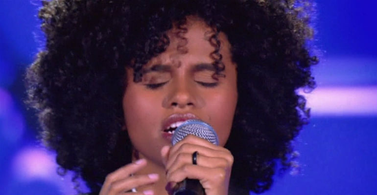 Candidata Marielly Santos, programa The Voice Brasil