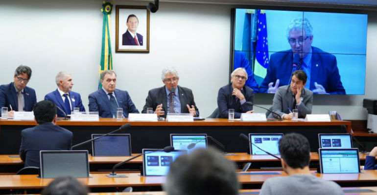 A mesa redonda foi organizada por uma Comisso especial da Cmara