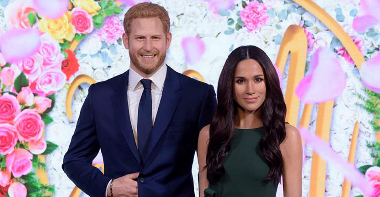  As esttuas de Harry e Meghan foram includas no acervo do museu em 2018