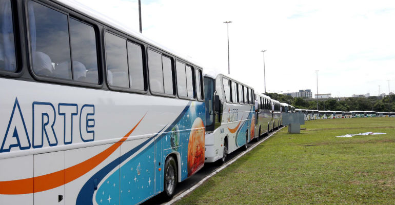 No total, 80 cidades baianas esto com restrio no transporte intermunicipal at o dia 3 de maio