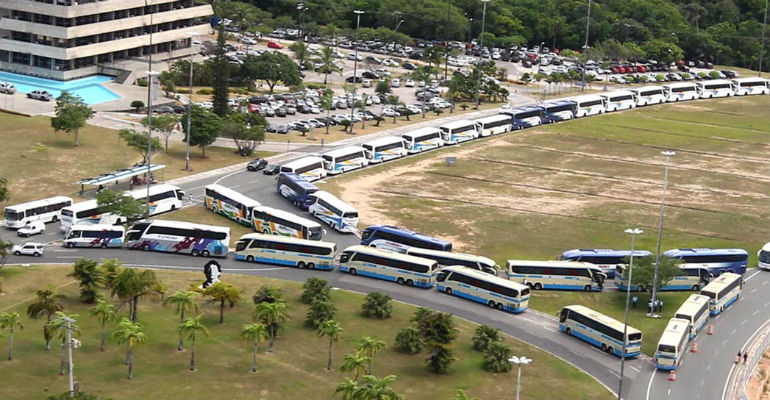  154 municpios baianos esto com transporte intermunicipal suspenso