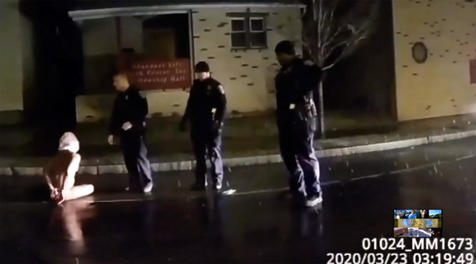 Imagens da abordagem policial foram tornadas pblicas nesta quarta-feira