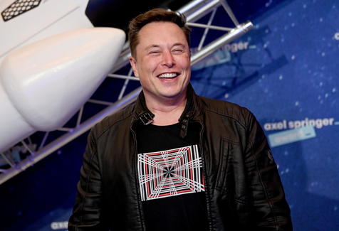 Elon Musk  dono da Tesla e da SpaceX 