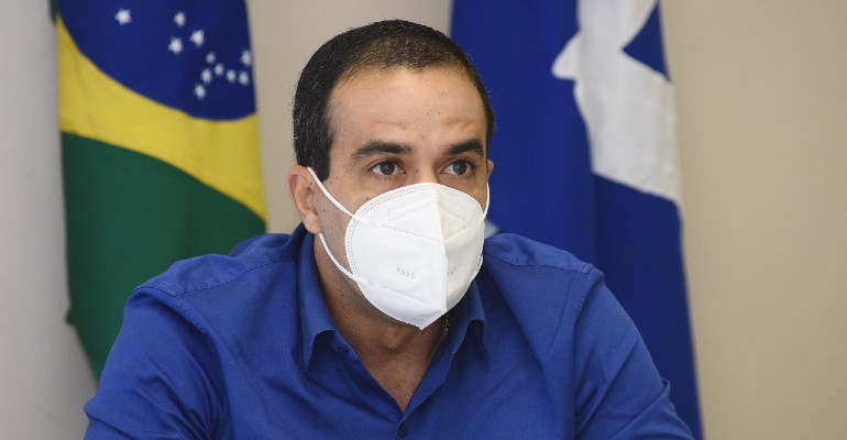 O prefeito Bruno Reis