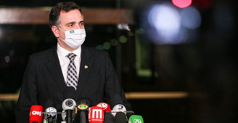 Rodrigo Pacheco, em entrevista coletiva  