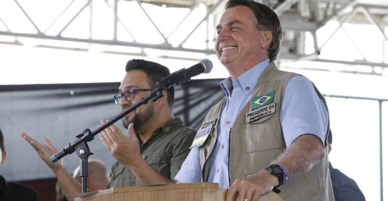 O evento  alusivo aos mil dias da gesto Bolsonaro