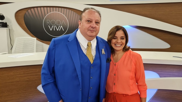 Erick Jacquin e Vera Magalhes