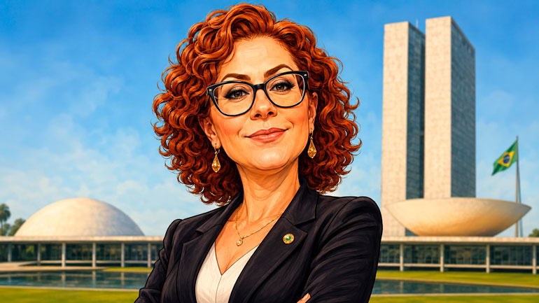 A ex-deputada Carla Zambelli (PL-SP)