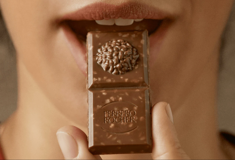 Nova barra de chocolate da marca Ferrero Rocher 