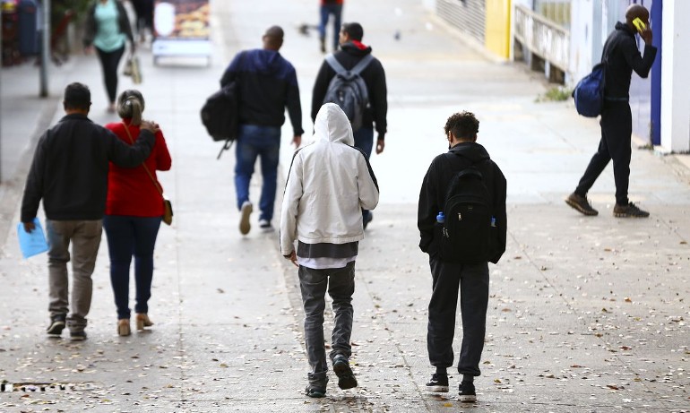 A temperatura também começa a cair