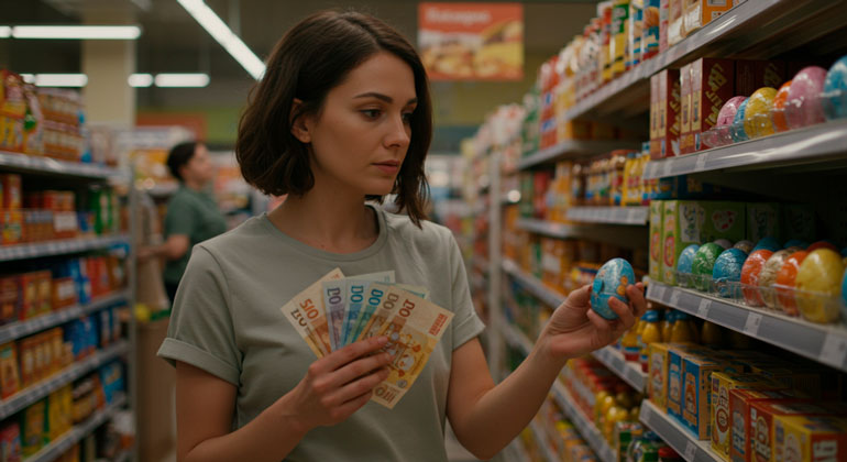 A cada ano, mais dinheiro para comprar ovos que vão diminuindo de tamanho