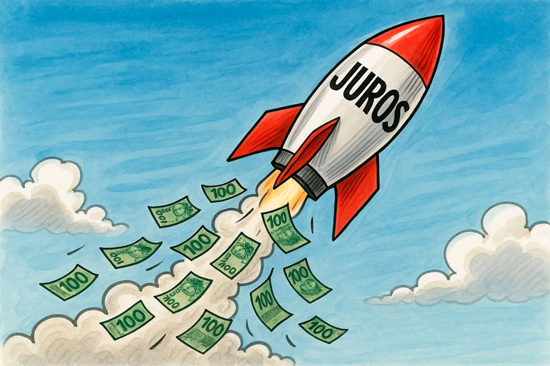 Os juros disparam