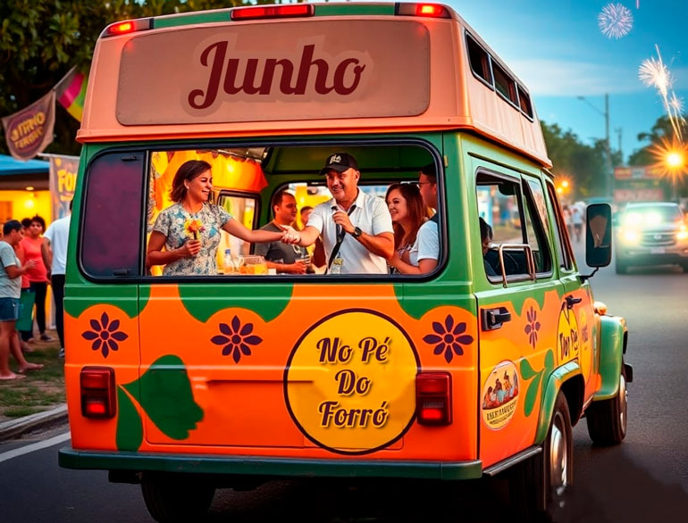 Van personalizada circula por municípios baianos