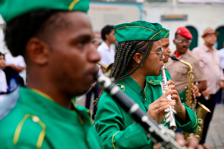 Filarmônica se apresenta em Cachoeira