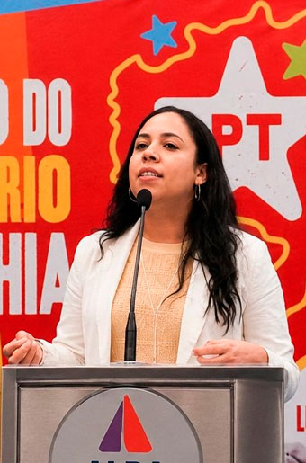 Ana Carolina, presidente do PT em Salvador